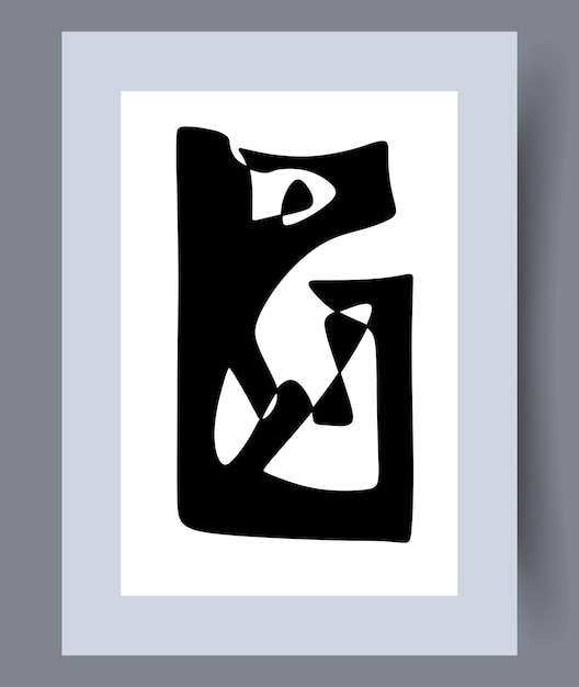 Printable wall art vector poster