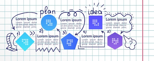 problem researching infographic chart design template
