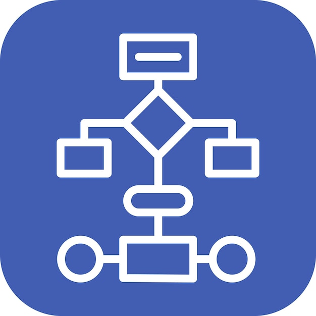 Process Flowchart icon vector image Can be used for Quality Assurance