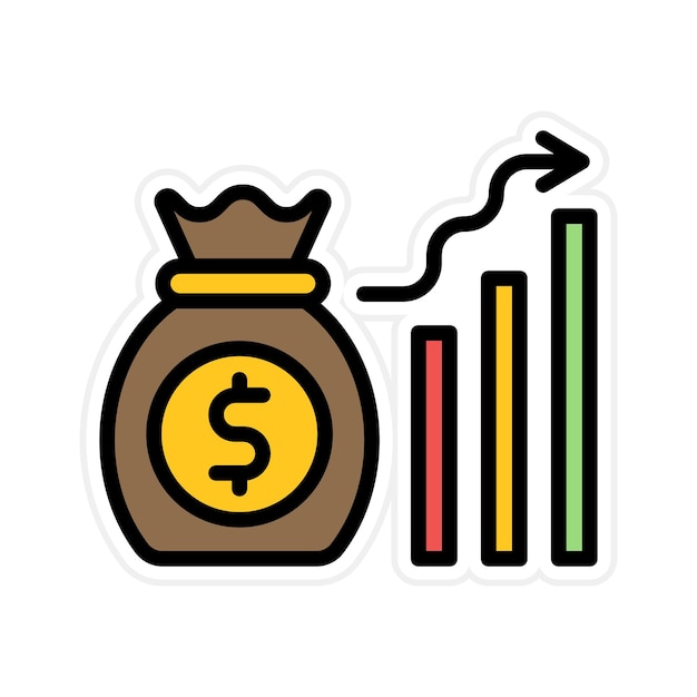 Profit icon vector image Can be used for Supply Chain