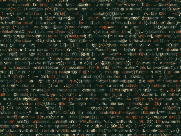  Program code shimmering colorful bakcground. 
