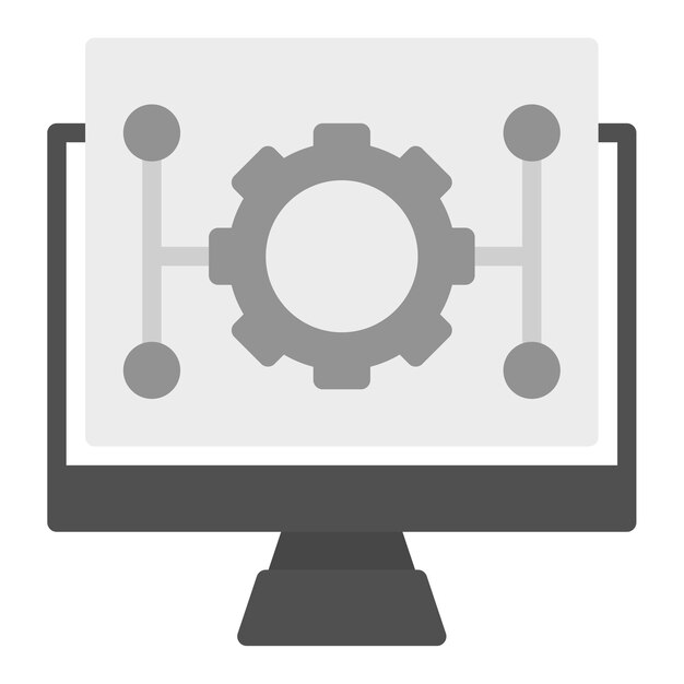 programmable automation icon vector image can be used for cyberpunk