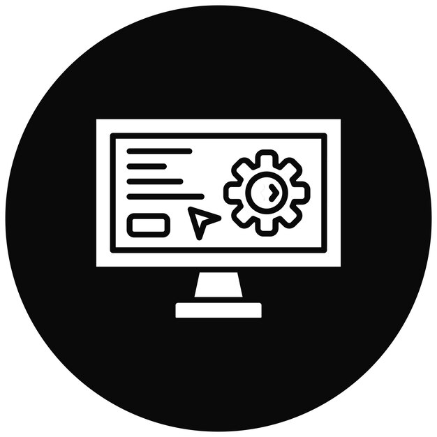 programming settings icon vector image can be used for seo and sem