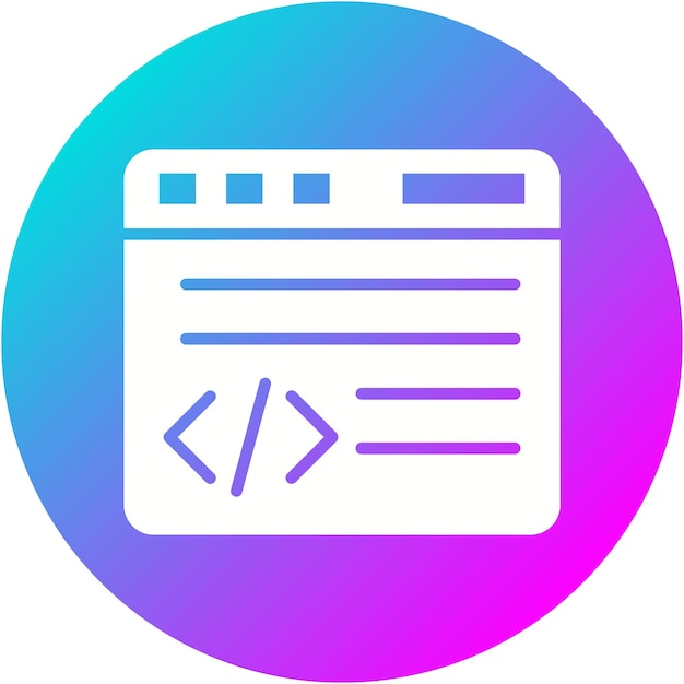 Programming vector icon Can be used for Computer Programming iconset