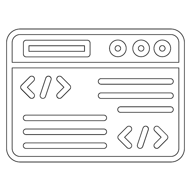 programming vector icon illustration of seo and sem iconset