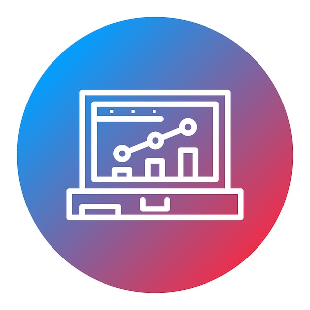 project dashboard icon vector image can be used for project assesment