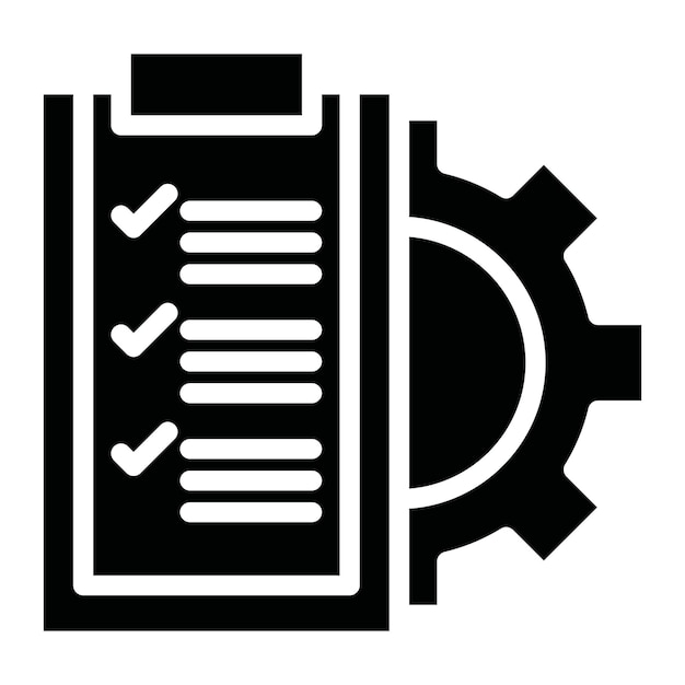 Project Glyph Solid Black Illustration