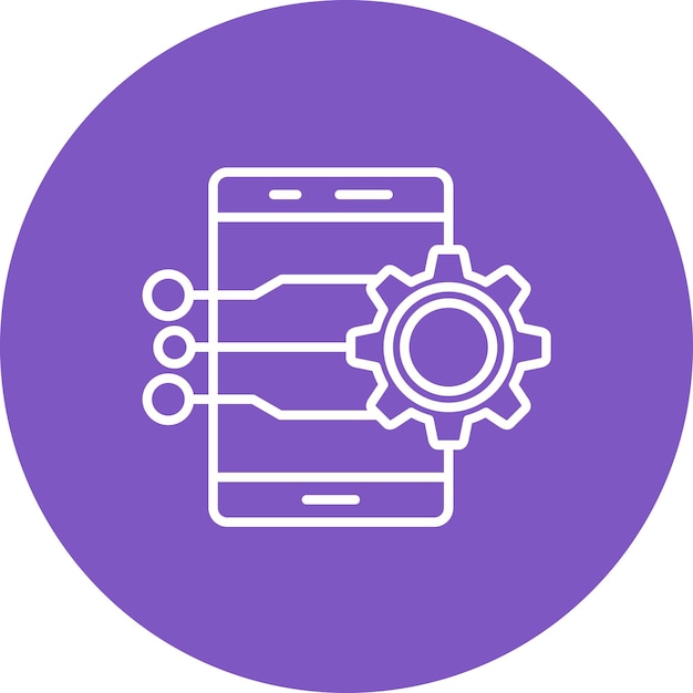 project management app icon vector image can be used for home based business