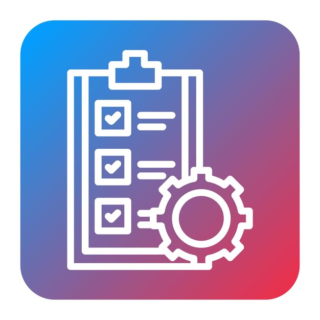 project management icon vector image can be used for operations management