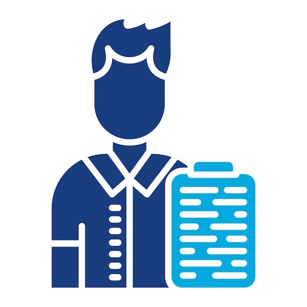 project manager duotone illustration