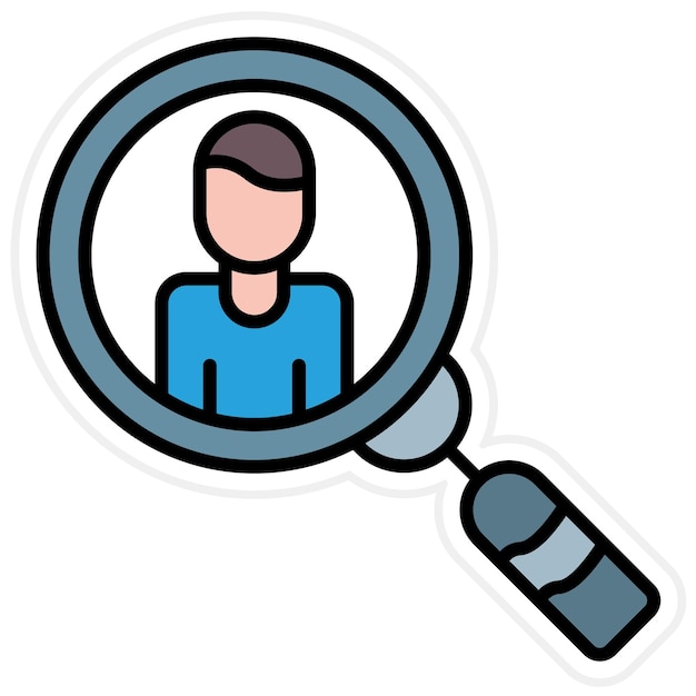 Prospecting icon vector image Can be used for Media Agency