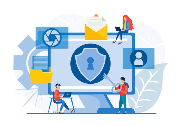 protect data center safe communication network safe cloud computing high security using internet