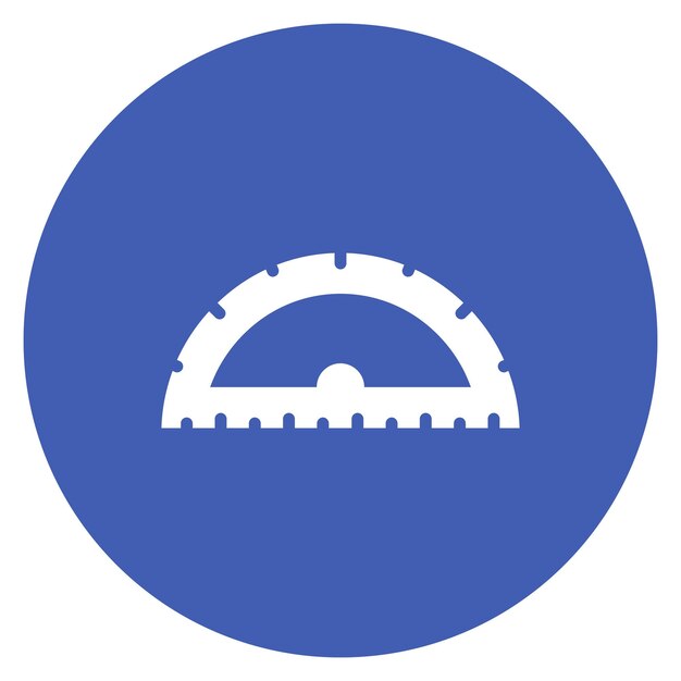Protractor icon vector image Can be used for Engineer in Mechanics