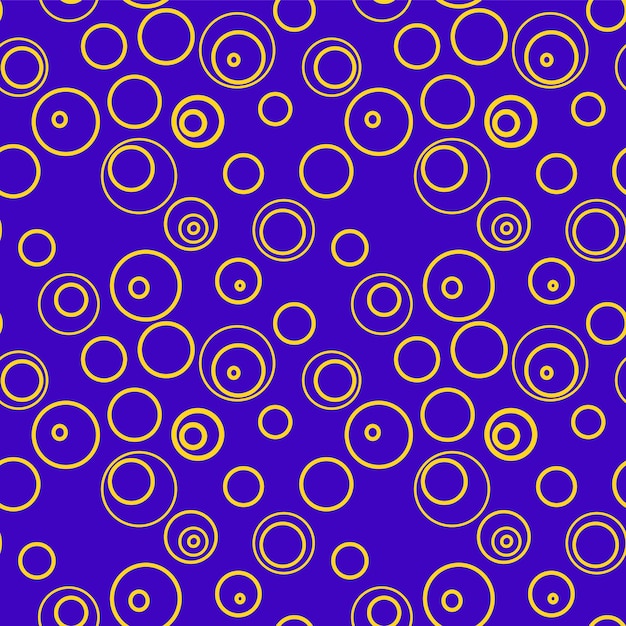 psychedelic seamless pattern with multicolored circles of various shapes