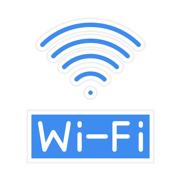 public wi fi icon vector image can be used for public utilities