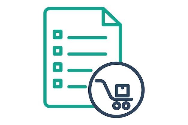 Purchase order icon