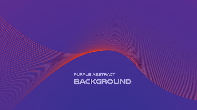 Purple abstract background with curve line for backdrop or presentation
