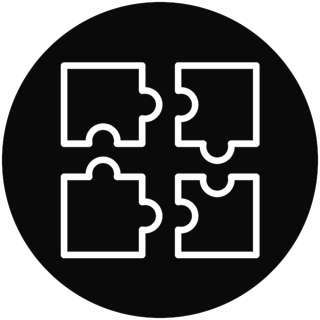 Puzzle Piece vector icon illustration of Achievements iconset