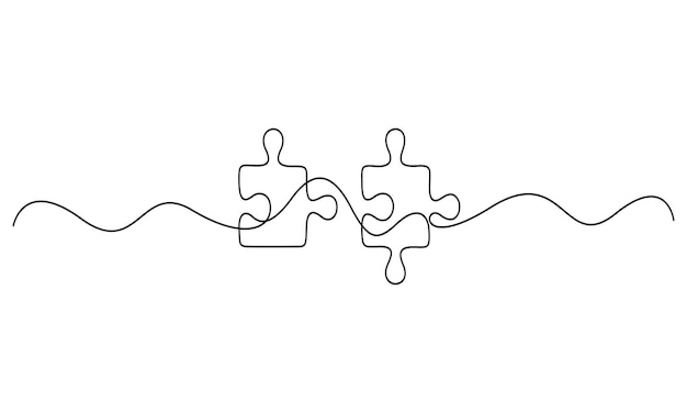 Puzzle Pieces Connecting A Symbol of Unity and Cooperation