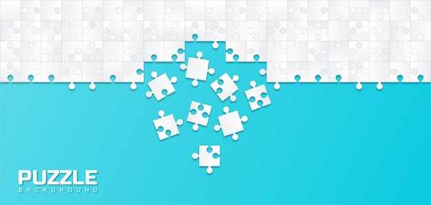 Puzzle stylish background