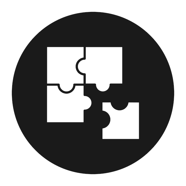 Puzzle vector icon Can be used for Children Toys iconset