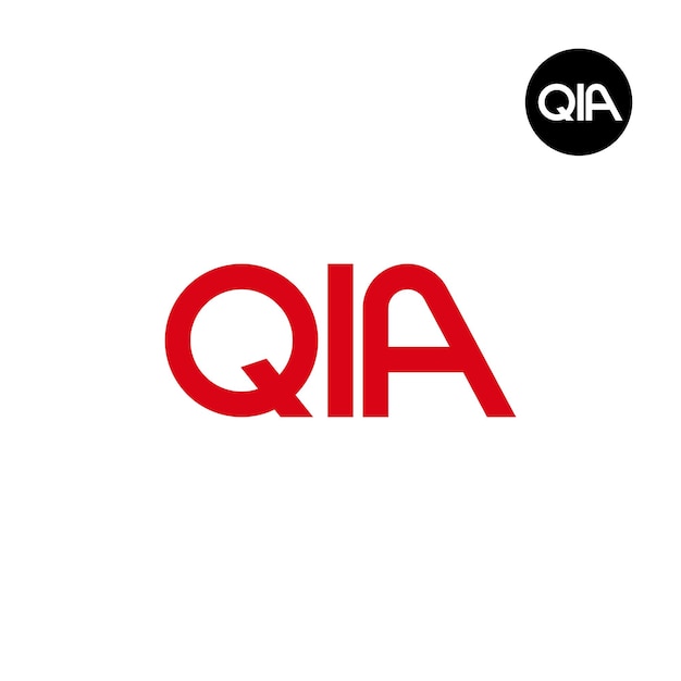 QIA Logo Letter Monogram Design