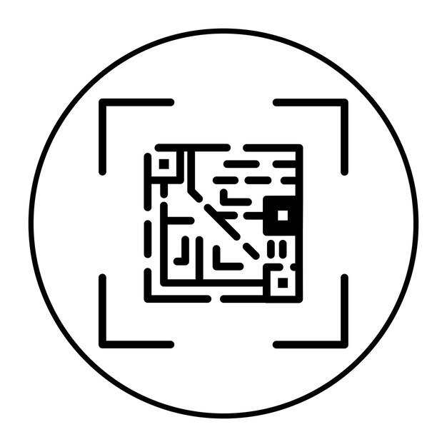 Qr Code icon vector image Can be used for New Media