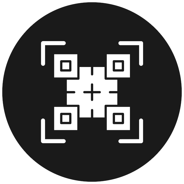 qr code vector icon can be used for library iconset