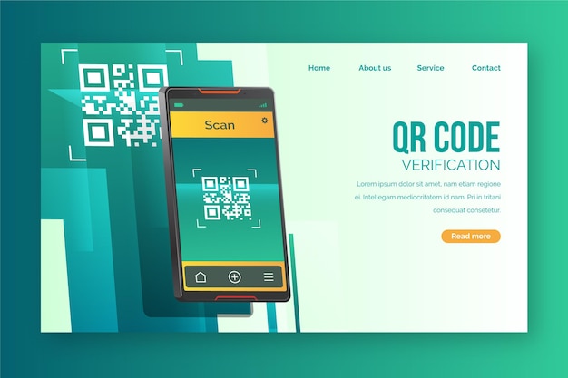 qr code verification landing page