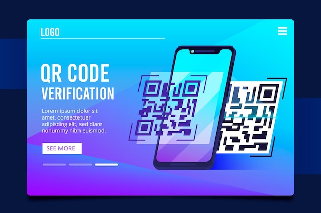 qr code verification landing page