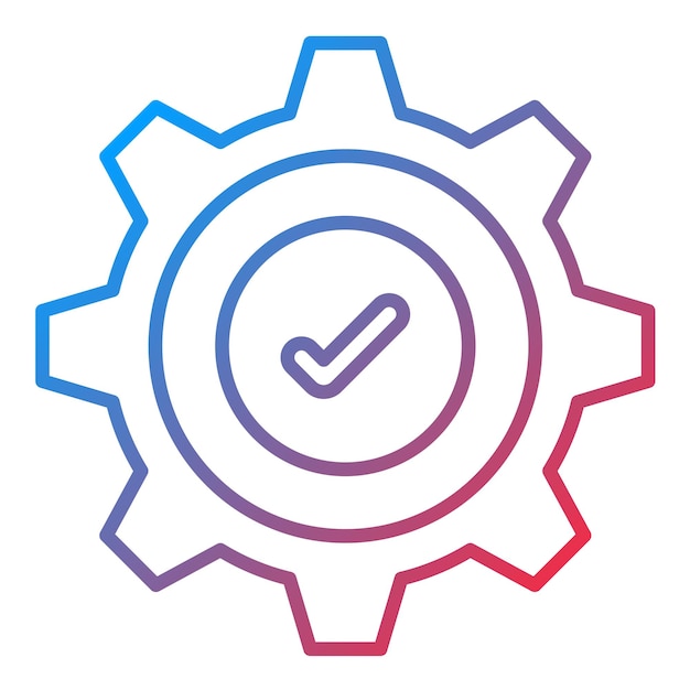 quality control icon vector image can be used for business management