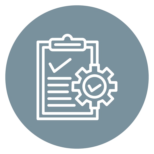 quality management icon vector image can be used for quality assurance