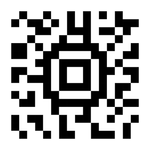 Quar code line icon Scan me product recognition link to application chip information pattern marking Multicolored icon on white background