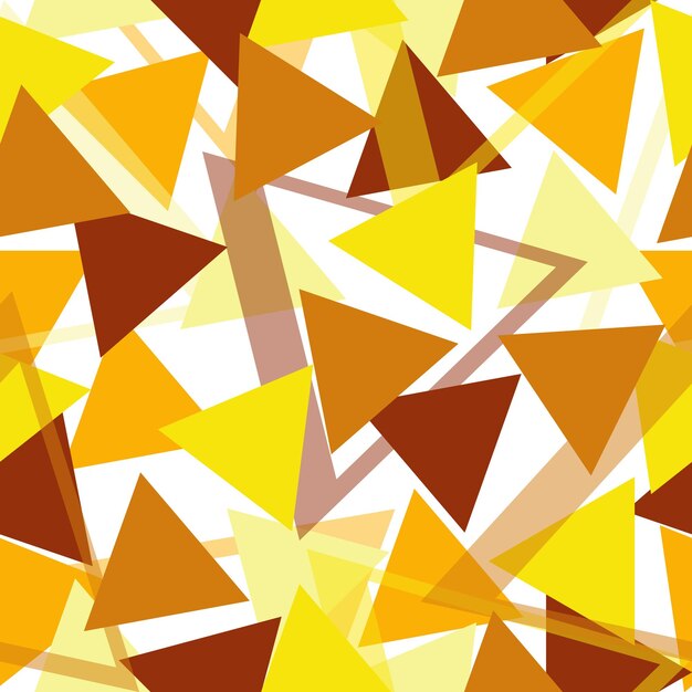 Rainbow color triangle seamless pattern