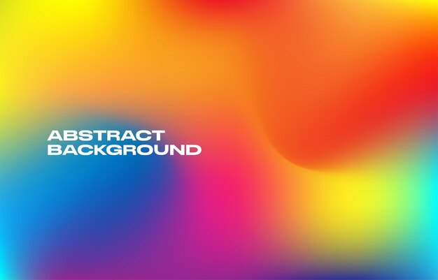 Rainbow gradient mesh vector abstract colorful background