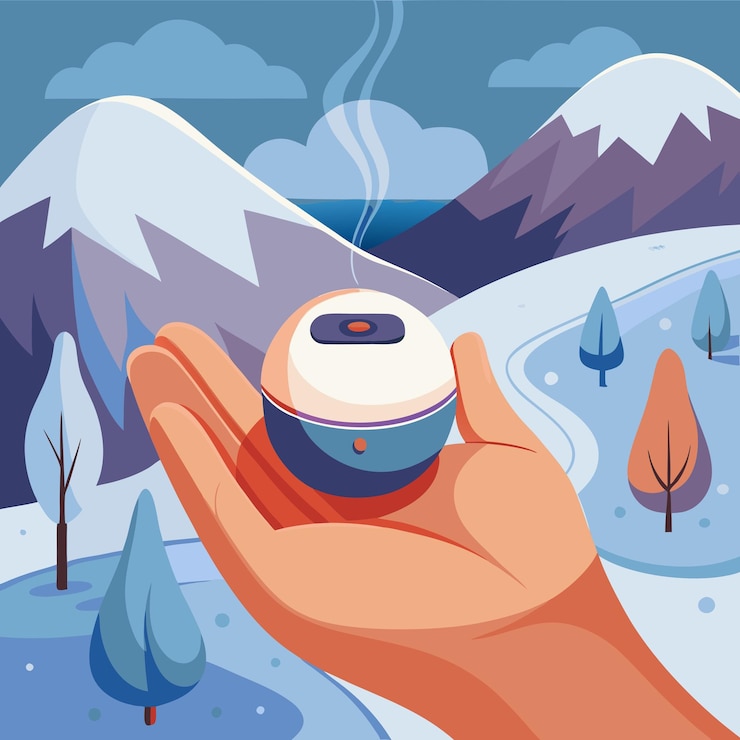 Vektor rechargeable electric hand warmer