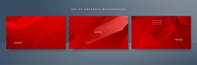 red abstract background for presentation design flyer social media cover web banner tech banner Vector abstract graphic design banner pattern presentation background web template
