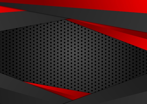 red and black color geometric background