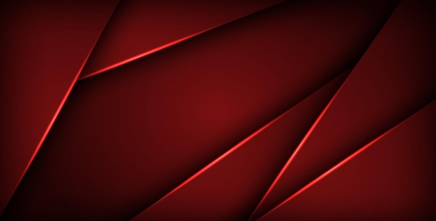 red geometric triangle vector background overlap layer on black space for text and background design eps10 vector