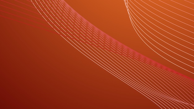 red gradient abstract background with curve line