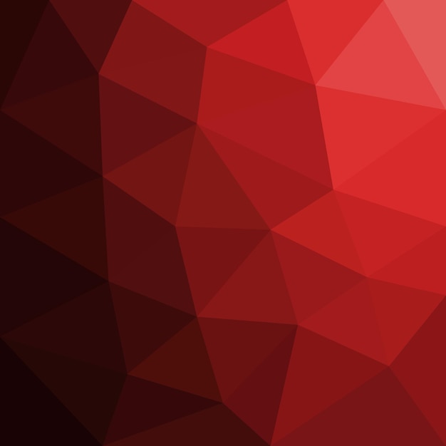 Red polygonal geometric triangle overlap vector layer background for text and message design