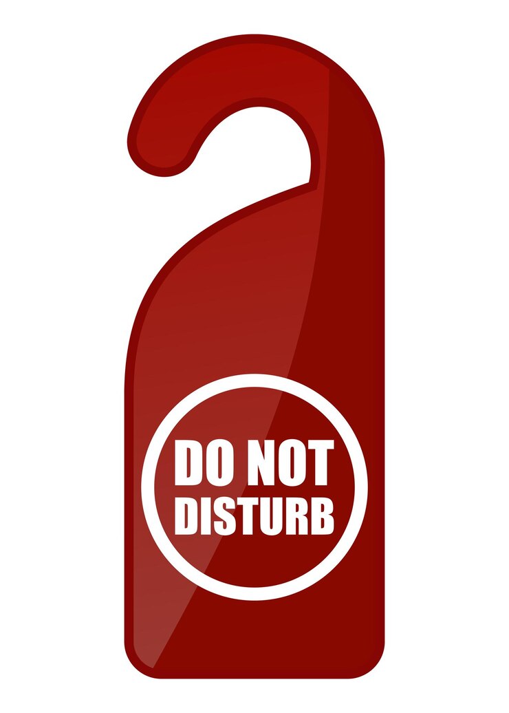 Vektor red vector door hanger2