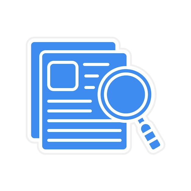 Research icon vector image Can be used for Recruitment Agency