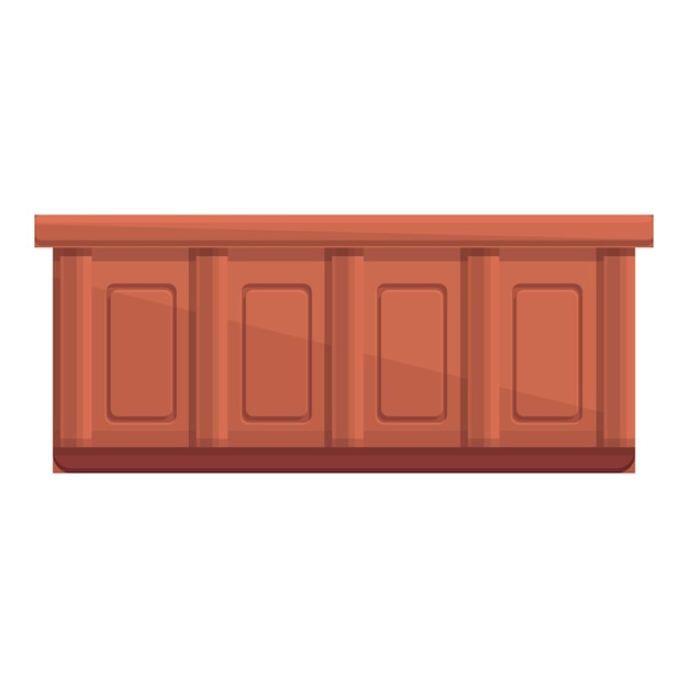 restaurant bar counter icon cartoon of restaurant bar counter vector icon for web design isolated on white background