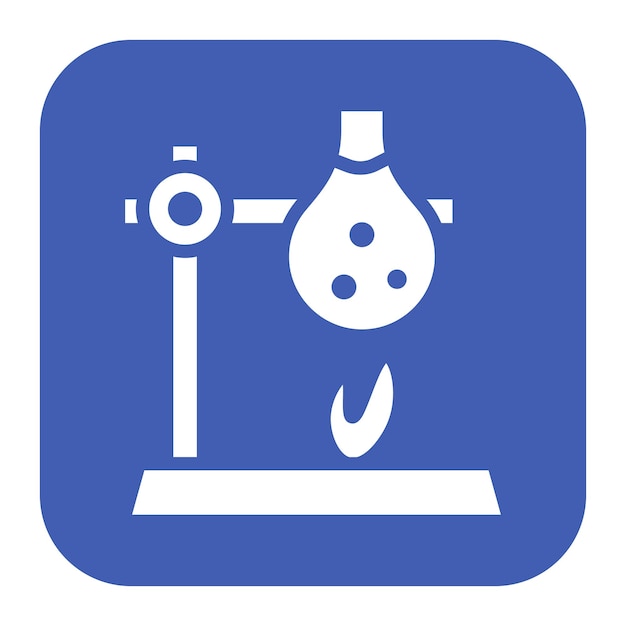 retort icon vector image can be used for science