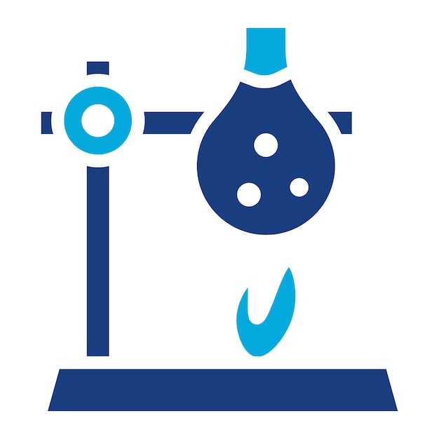 retort icon vector image can be used for science