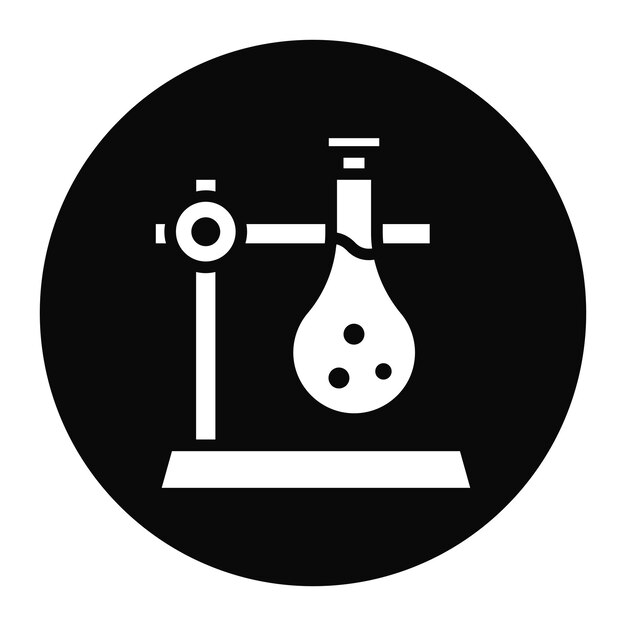 retort stand icon vector image can be used for science