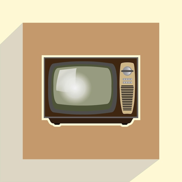 Retro TV vektor
