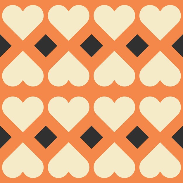 Retro vintage seamless vector geometric pattern. 70s retro print for fabric cover background