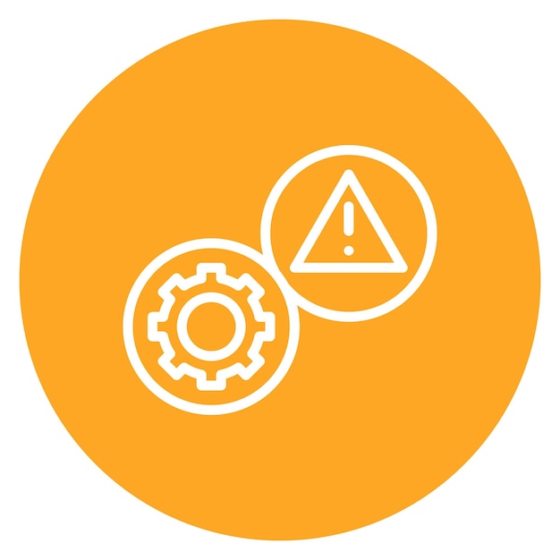 risk control icon vector image can be used for risk management